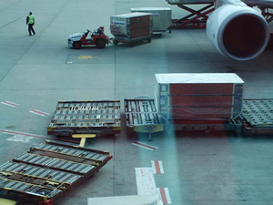 منصحة حاوية للشحن الجوي