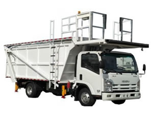 شاحنة نفايات الطائرة